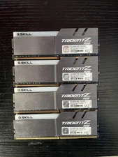 G.SKILL Trident Z RGB 32GB (4x8GB) DDR4-3200 CL16 Desktop PC Memory Set