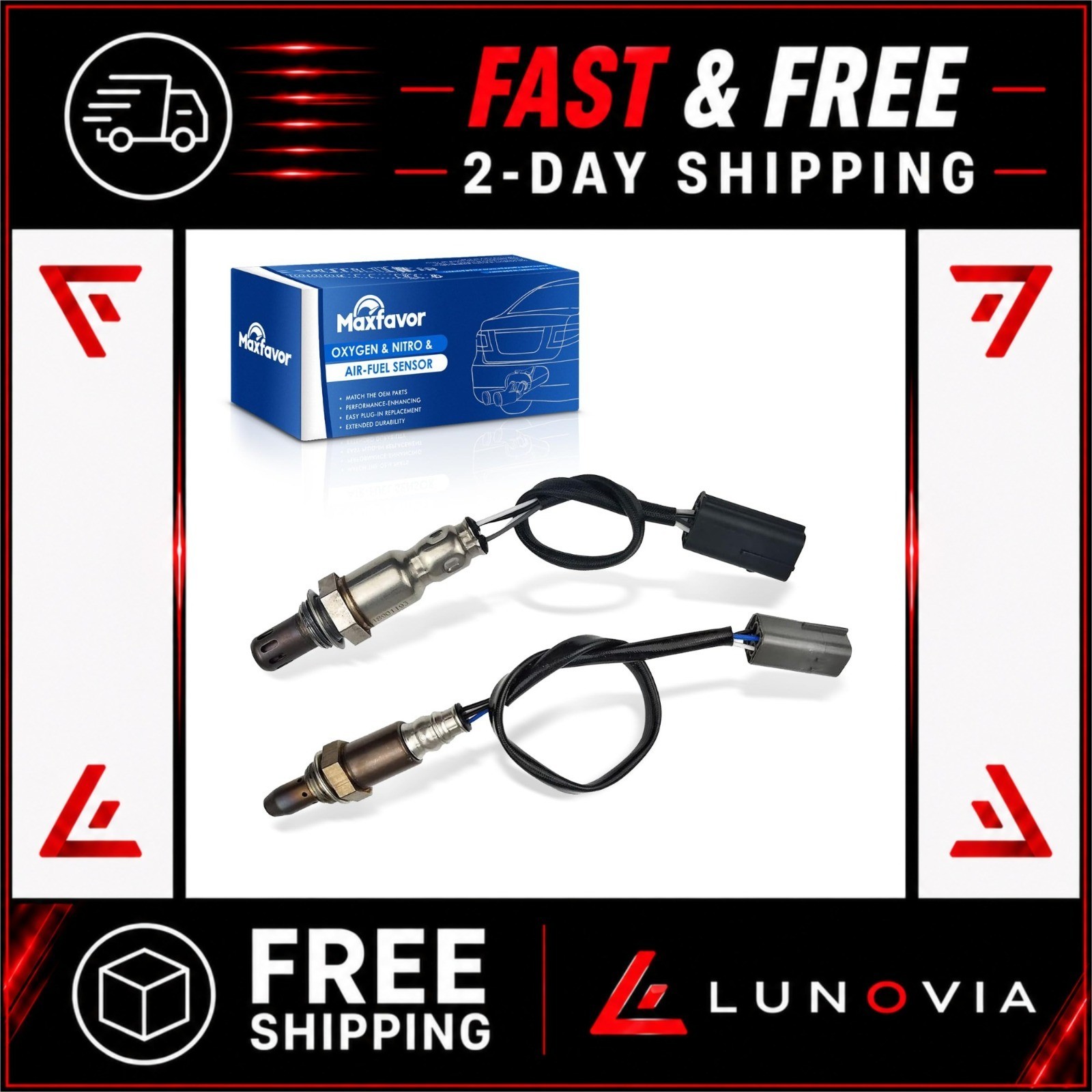 Maxfavor 2PC O2 Oxygen Sensors 234-9038 234-4381 Nissan Altima Maxima