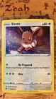Eevee Holo SWSH127 Black Star Promo Sword Shield Pokemon Card -713