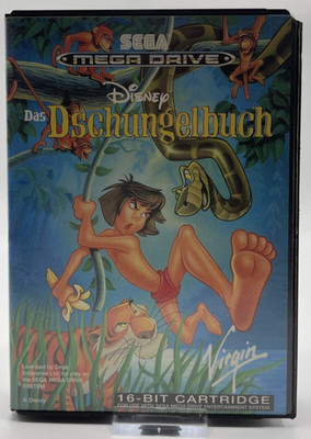 Das Dschungelbuch Sega Mega Drive Disney Retro 16Bit 1993 OVP Modul Anleitung