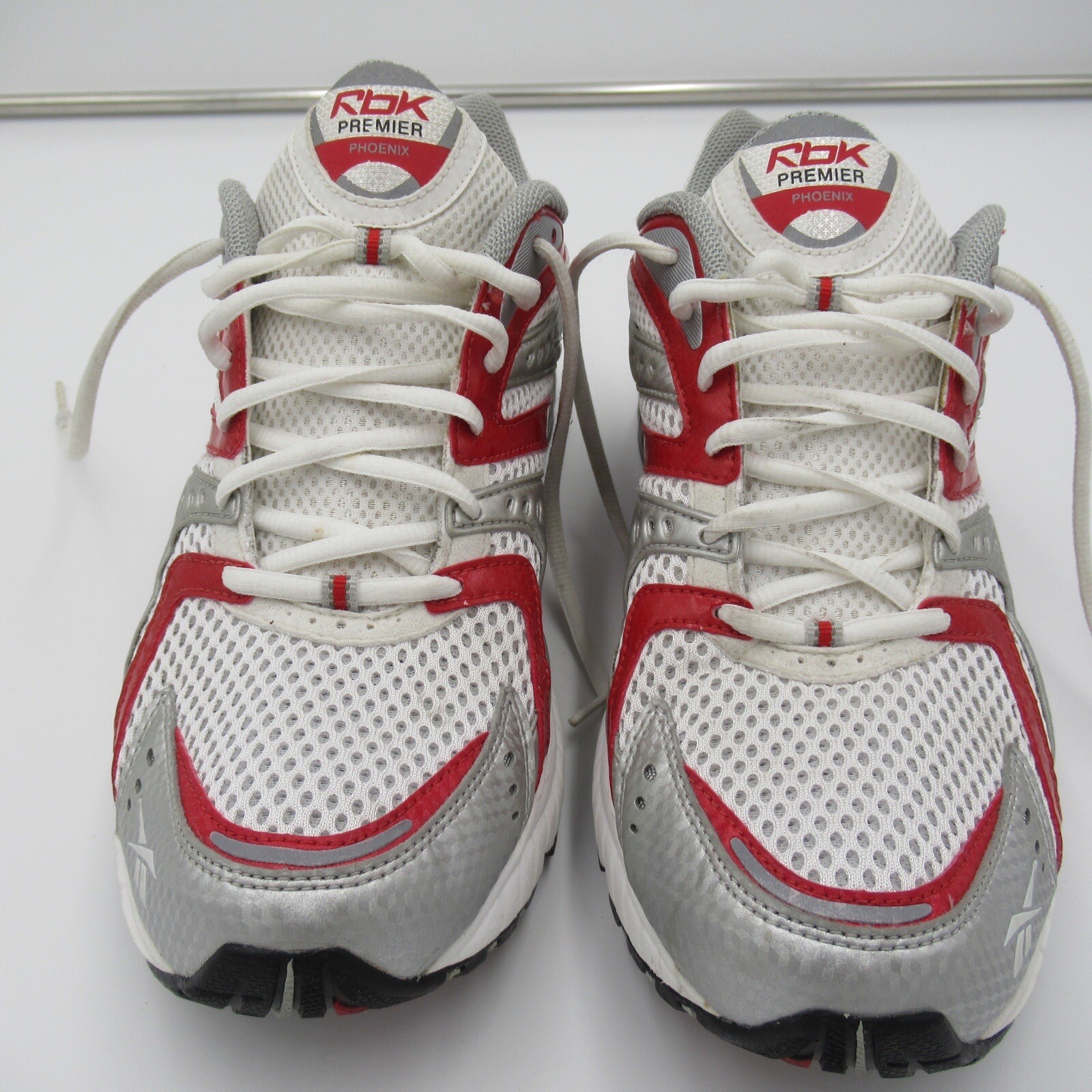 Reebok Men's Premier Phoenix Running Shoes DMX RIDE Size: 10  White/Red/Silver | eBay
