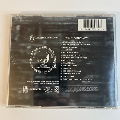 III: Temples of Boom [PA] by Cypress Hill (CD, Oct-1995, Ruffhouse
