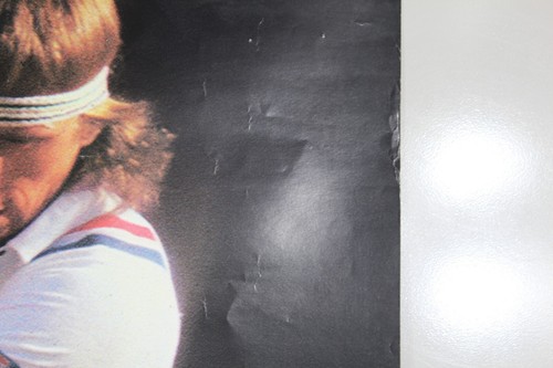 Póster de tenis vintage de los 80 Bjorn Borg Wimbledon Fila RARO - 34x23 A12-R17 - Imagen 3 de 6
