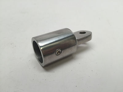 MARINE BOAT DURABLE BIMINI TOP CANOPY FITTING SS 316 EYE END TOP CAP 3/4'' 19MM