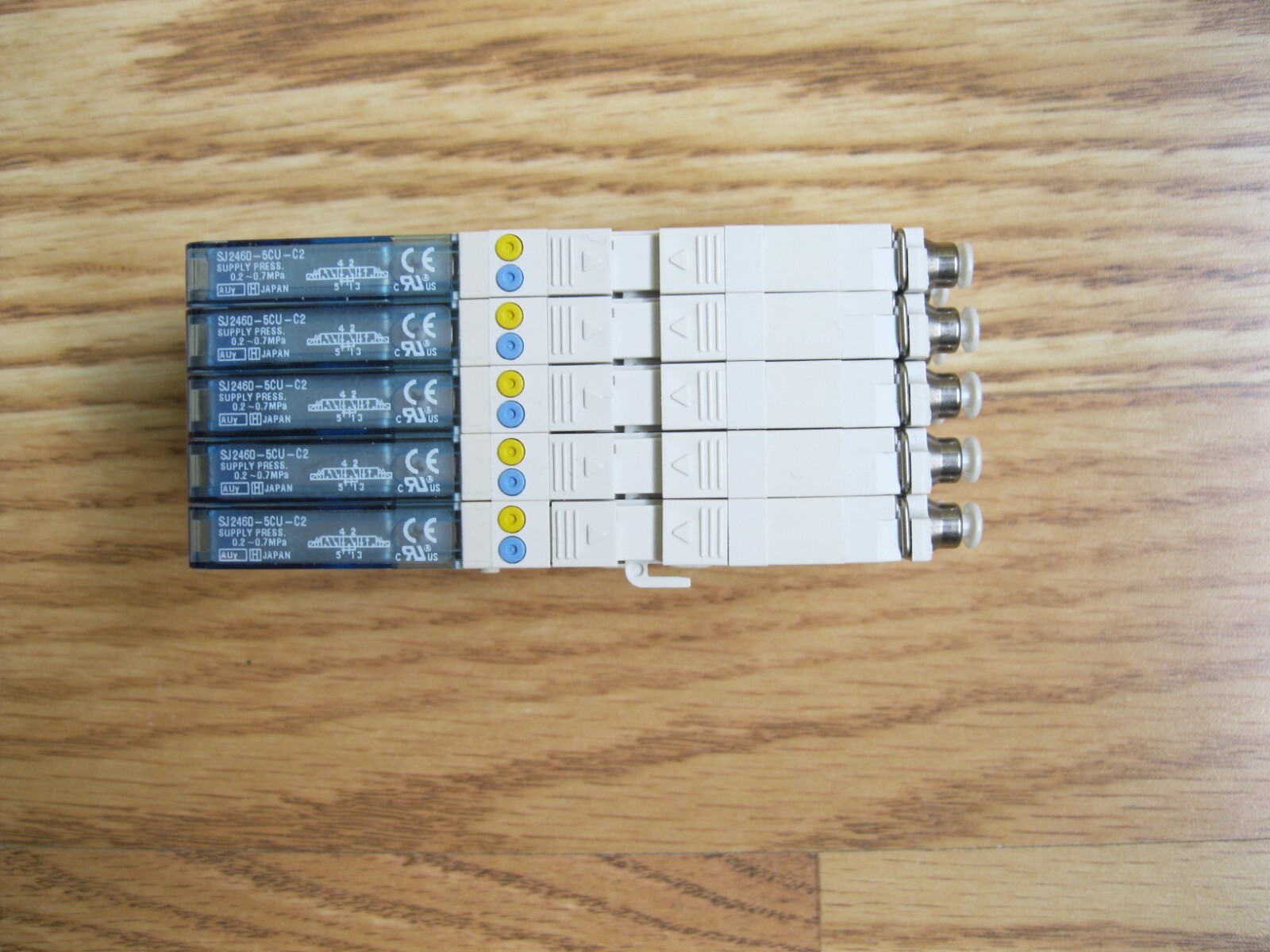 SMC / SJ2460-5CU-C2 Solenoid Valve / Lot of 5