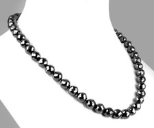 Black Diamond Men's Necklace 22 inches Hip Hop Genuine 9mm,Rare
