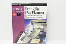 Franklin Day Planner System Ascend 4.1 Software Macintosh New Sealed 1997
