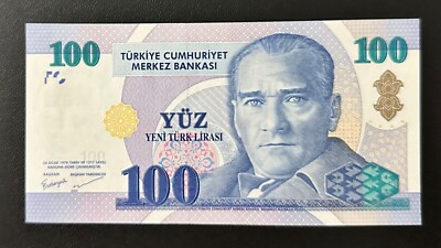 Turkey Türkei 100 YTL 2005 Perfix A .. UNC & 32