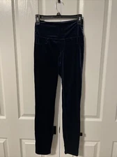 Ruby Ribbon Velvet leggings Saphire Size Small Reg. $79