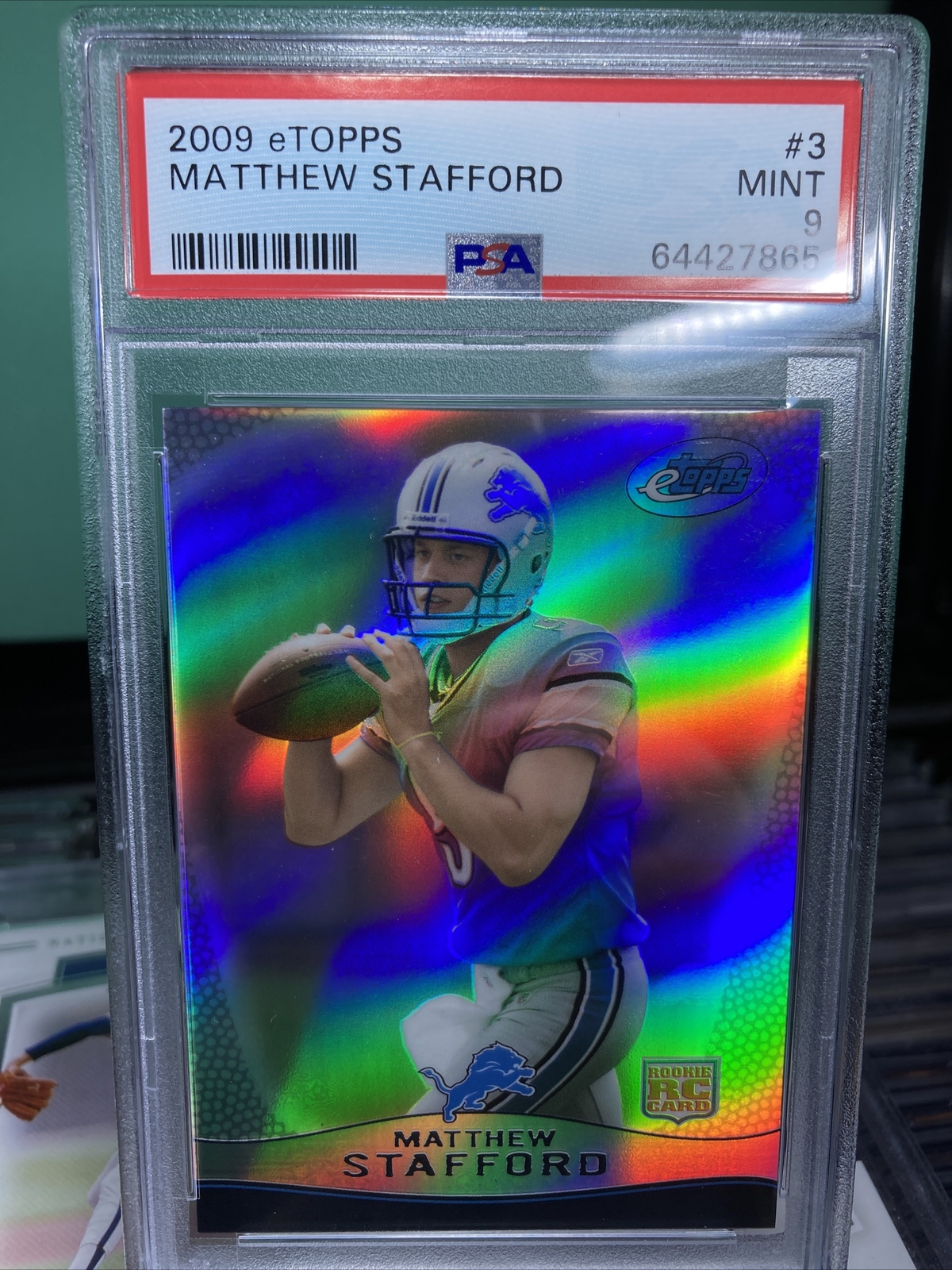 Matthew Stafford Etopps #3 Base