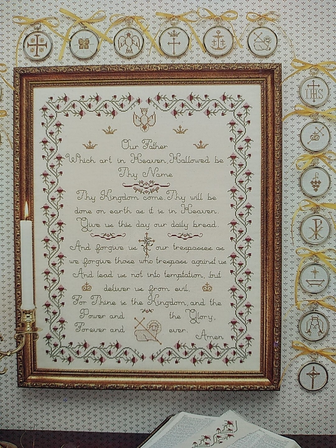 Margaret & Margaret Inc. Lord's Prayer Sampler Cross Stitch Pattern