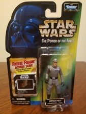 Star Wars Power of the Force CAPTAIN PIETT RIFLE ERROR .00 Freeze Frame MOC