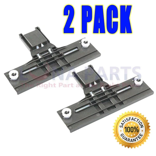 2 PACK W10712394 DISHWASHER UPPER TOP RACK ADJUSTER FITS KENMORE KITCHENAID