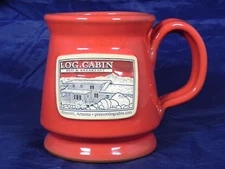 Deneen Pottery Log Cabin Bed & Breakfast Prescott AZ Coffee Mug Cup 2008
