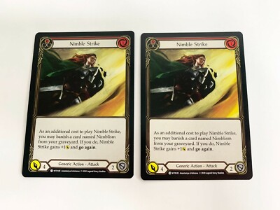 Nimble Strike Red (X2) Welcome To Rathe UNLIMITED Flesh and Blood WTR185