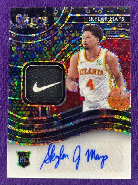 2020-21 Select Basketball Skylar Mays 1/1 Black Nike Disco Rookie Auto RC