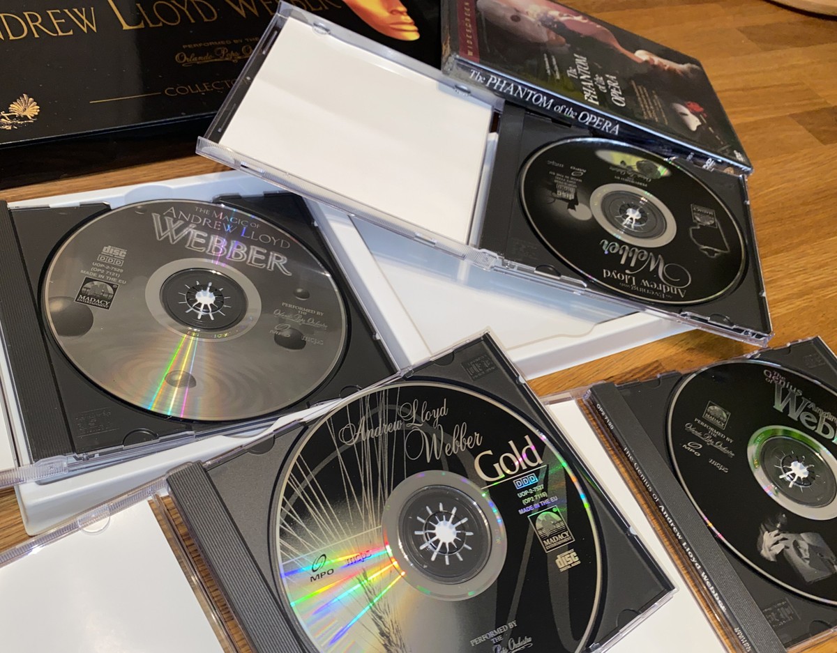 The Phantom of the Opera DVD 3枚組 BOX Phantom Of The Opera DVD & Andrew Lloyd Webber 3 CD Box Collectors