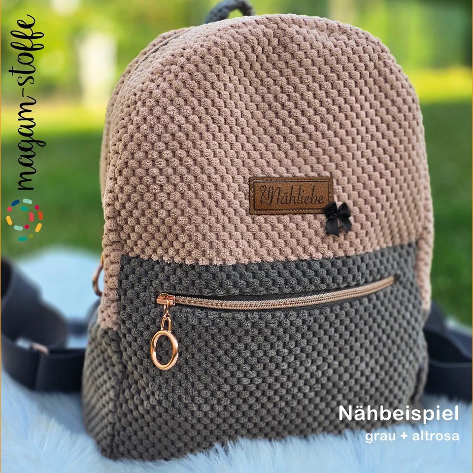 MAGAM-Stoffe "Barcelona" weicher Deko Polster Taschen Cord Samt Meterware 50cm - Bild 4 von 4