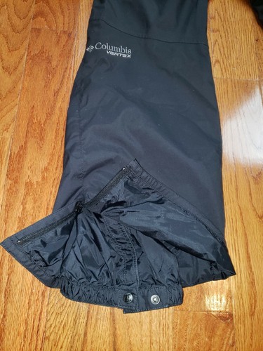 COLUMBIA VERTEX black snow ski pants Women's Small Waterproof 31 x 30 - Picture 3 of 12