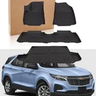 3D Car Floor Mats & Cargo Liner for 2018-2024 Chevrolet Equinox All Weather TPE