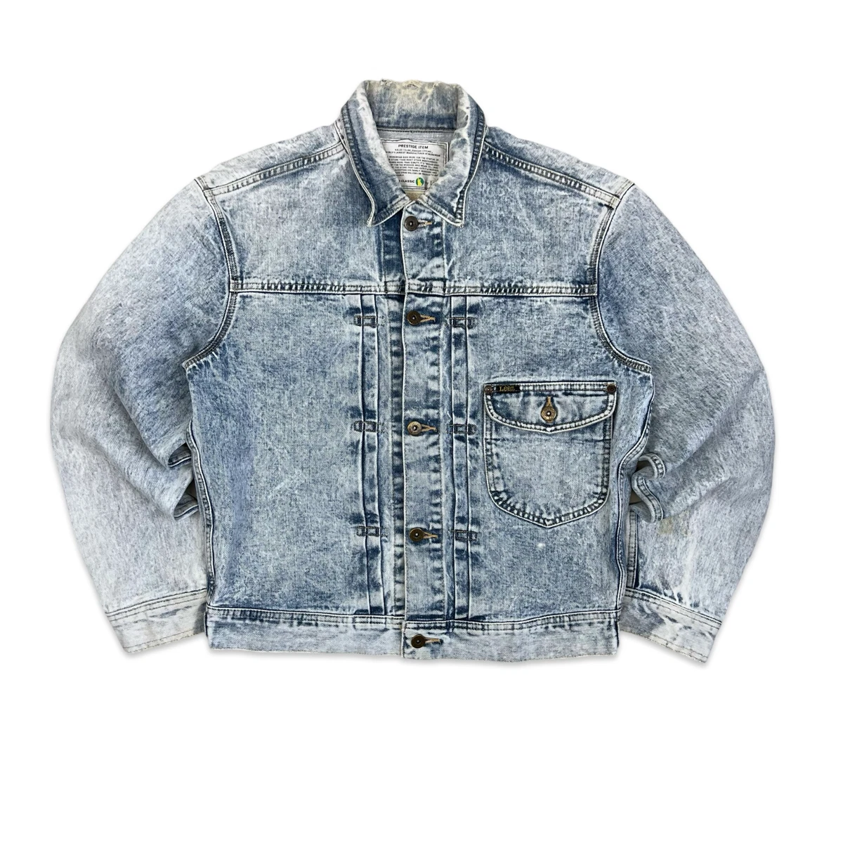 acid wash denim jacket products for sale | eBay UK