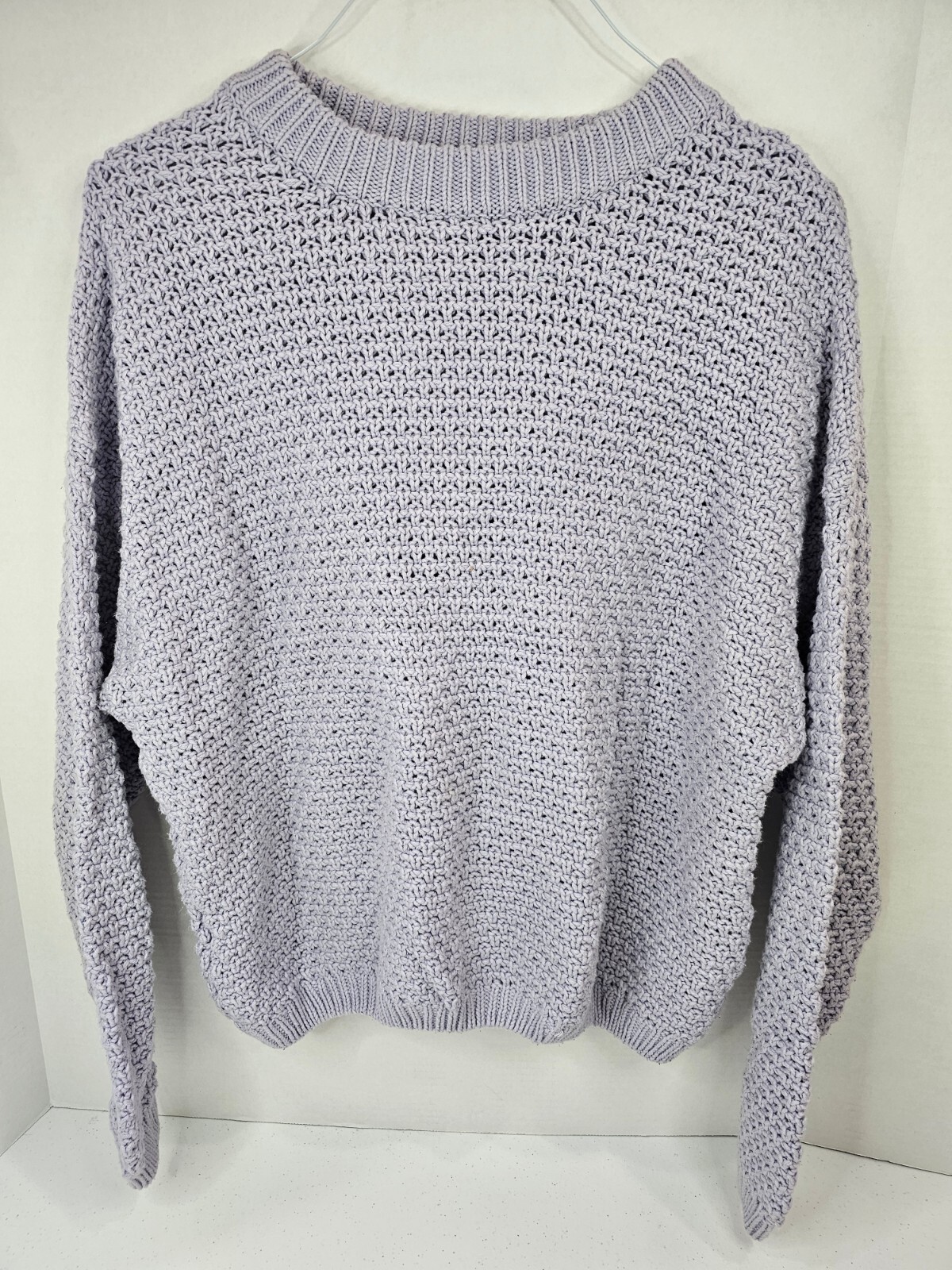 Universal Thread Women's Periwinkle Cable Knit Lo… - image 1