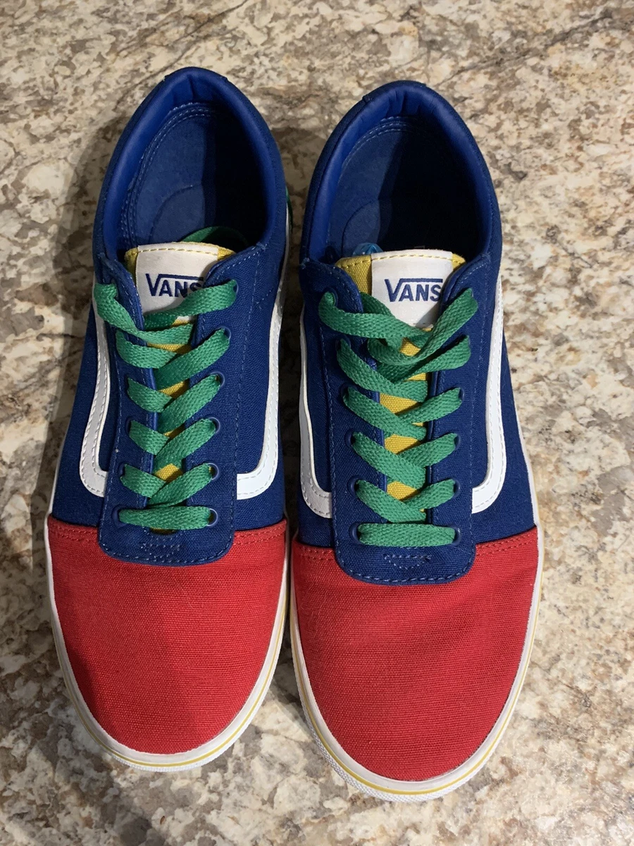 Yellow green red blue hot sale vans