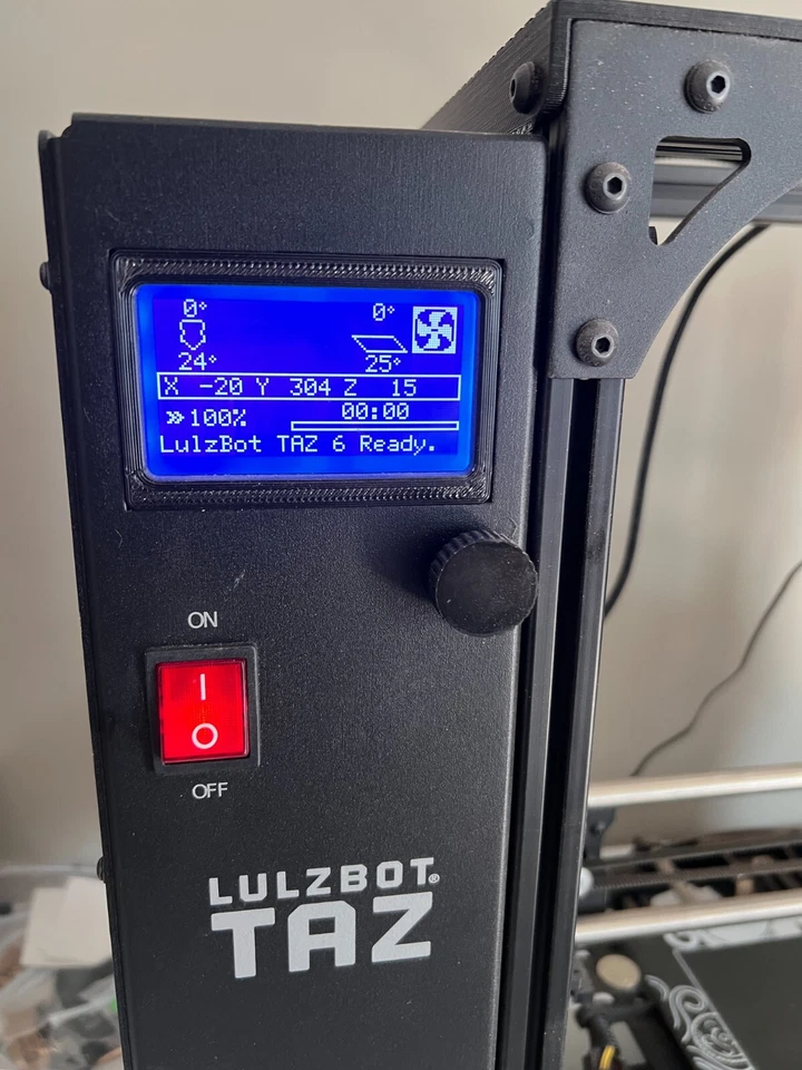 LulzBot TAZ 6 3D Printer w/ Dual Extruder, Magnetic Bed, Sensor +Filament Bundle - Image 2 of 4