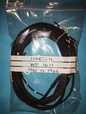 Norton WD 16H 490cc Side Valve Wiring Wire Loom Harness 1941 to 1944 only 