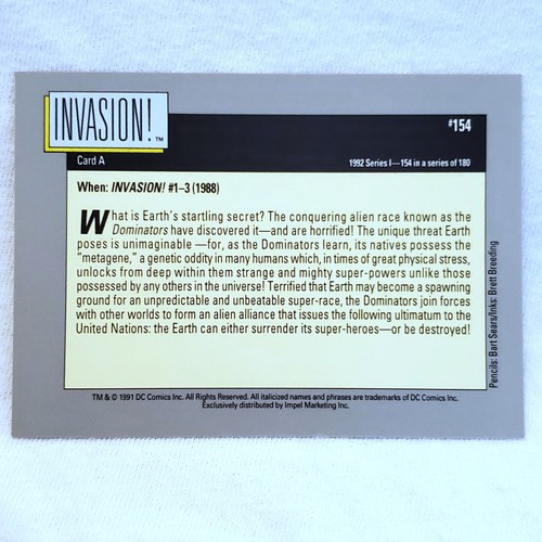 Invasion #154 Great Battles 1992 DC Comics - Bild 2 von 2