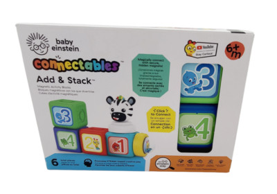Baby Einstein Connectable Add & Stack - Magnetic Activity Blocks