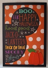 Halloween Mat 2. Scrapbook, Card making Paper Piecing