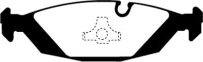 EBC for 83-85 BMW 318 1.8 (E30) Ultimax2 Rear Brake Pads - ebcUD279