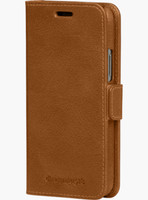 DBRAMANTE1928 leather Wallet Folio Case Lynge I Phone  X / XS & 11 Pro Tan