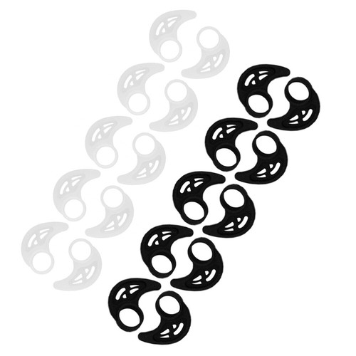 10 Pairs Ohrhörer Ohr Anti- Ohr Kabel Aufhänger Anti- Earhooks - 第 3/12 張圖片