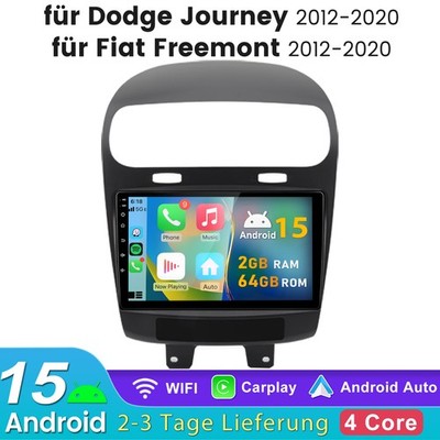 Für Dodge Journey Fiat Freemont 2012-20 Android 15 Autoradio GPS Nav WIFI BT 64G