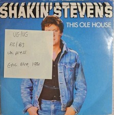 Shakin' Stevens This Ole House Vinyl Record 7" VG/VG EPC 9555 1981