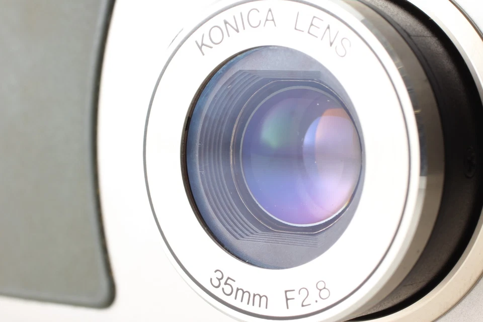 [ MINT w/ Case Strap] Konica Big mini F 35mm Point & Shoot Film Camera JAPAN 268 - Image 2 of 4