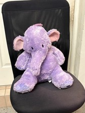 Disney Lumpy Plush Winnie Pooh Heffalump Purple Elephant Large Store Stamp 20"