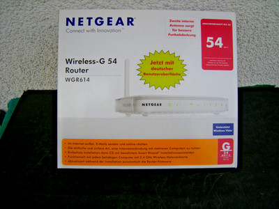 ''NETGEAR'' WGR614 54 Mbps 10/100 Wireless G Router