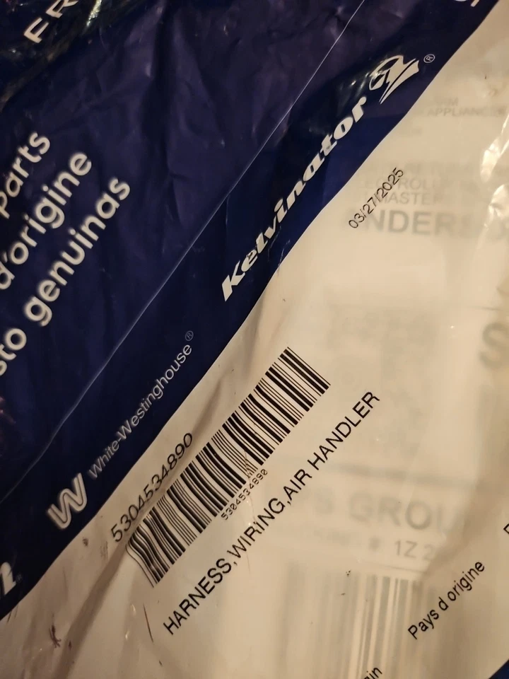 5304534890 Arnés de cableado para refrigerador GENUINO OEM ELECTROLUX Frigidaire -B102B Foto 2 de 3