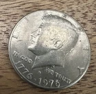 1976 D Bicentennial Kennedy 50 Cents Coin - JFK Half Dollar 1776-1976 200 Years