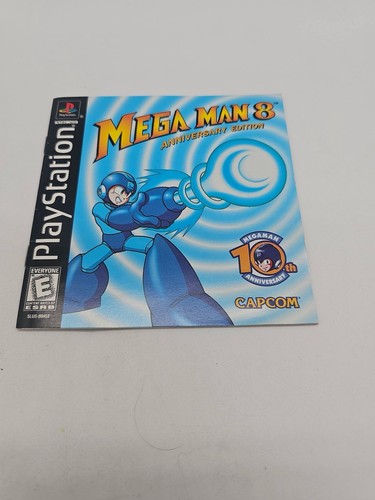 Mega Man 8 Anniversary Edition (Sony Playstation) PS1 CIB Complete Crack In Case - Picture 6 of 7