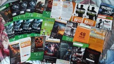 Xbox Live Membership Cards Unused (28 Cards)