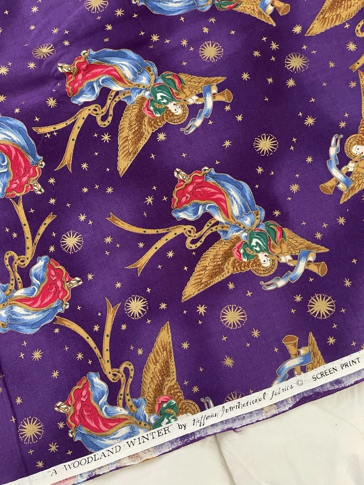 "Винтажные рождественские ткани Hoffman International ""A Woodland Winter"" 3 ярда" - Изображение 2 из 3