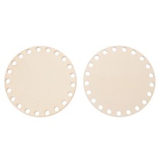  Forma Rotonda Di Borsa All'uncinetto Basi Legno Per Lavoretti Base