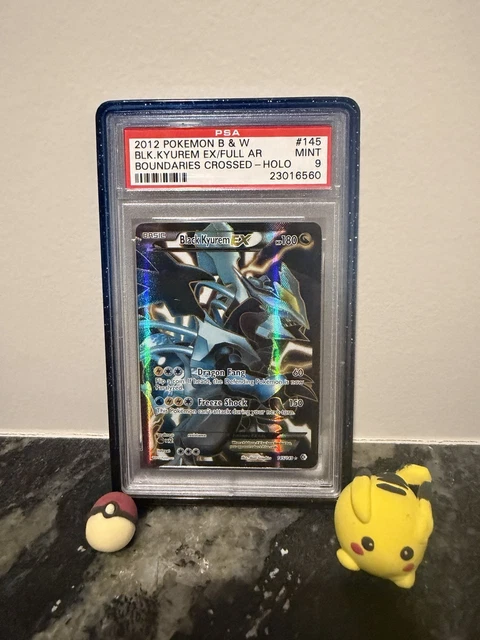 Pokémon 2012 Black Kyurem EX 145/149 Full Art Holo PSA 9 LOW POP!