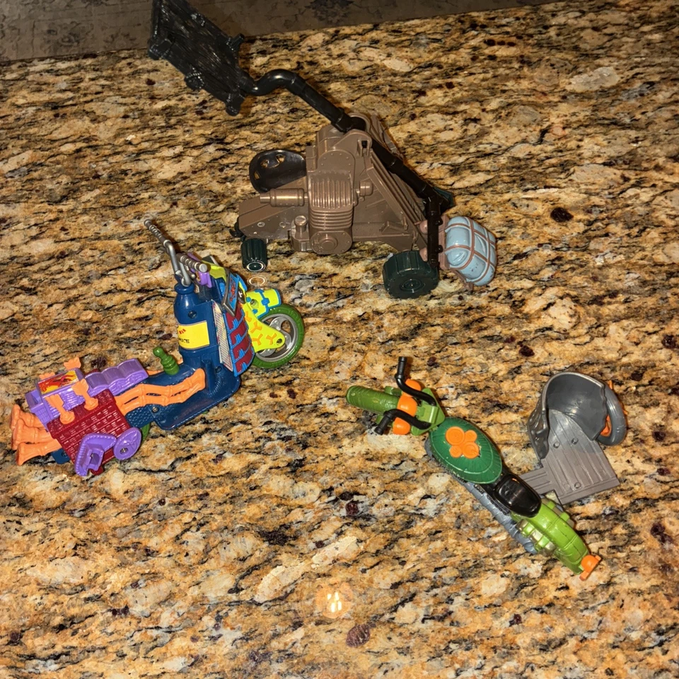 Lote De Colección Tortugas Ninja Adolescentes Mutantes Años 18 Años 80-90 Foto 3 de 4