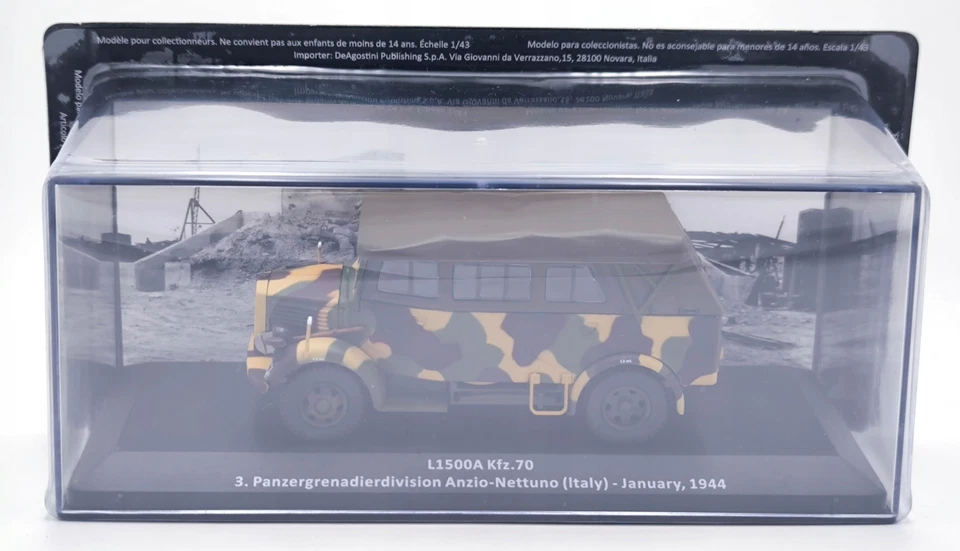 L1500A Kfz. 70 - 1:43 Auto militari della seconda guerra mondiale n. 99 - Immagine 4 di 4