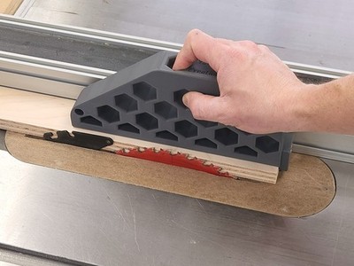 Table saw push block, woodworking material push stick, rip cut accessory